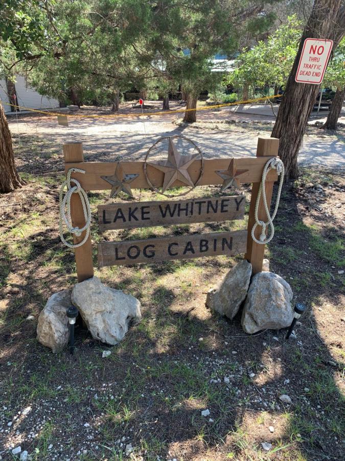 Lake Whitney Log Cabin Lakewood Harbor Exterior foto